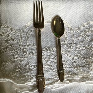Rogers Bros First Love Child’s Fork and Spoon